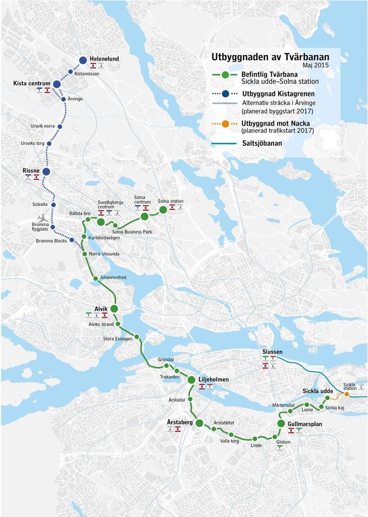 Tvärbanan till Kista och Helenelund - SCIOR Geomanagement AB